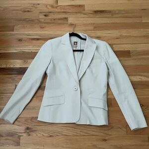 Anne Klein size 6 cotton blazer